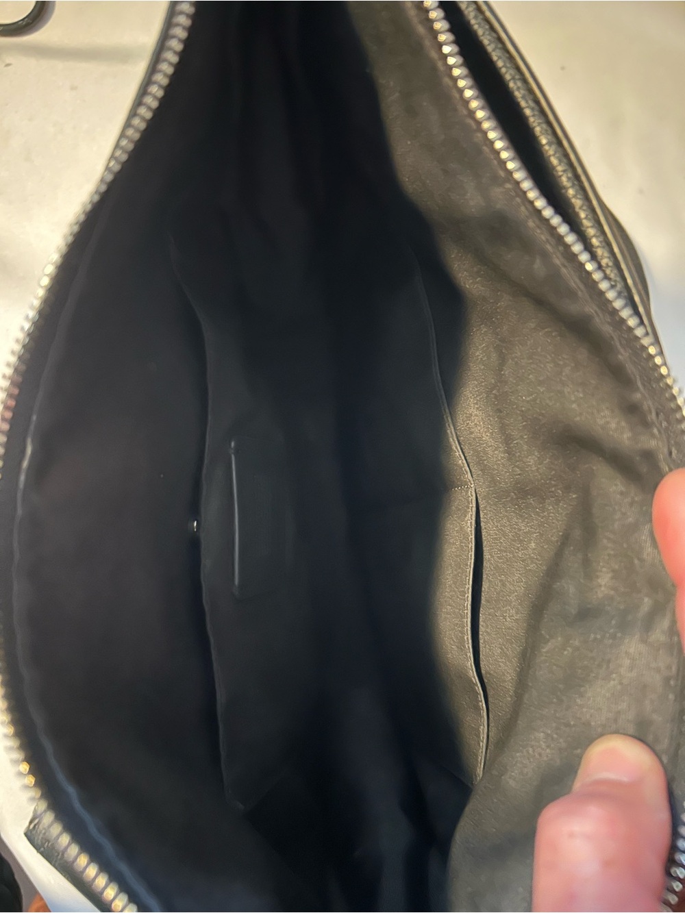 Coach Black Leather Elle Hobo Shoulder Bag EUC Condition w/ Matching Wallet - Picture 5 of 7
